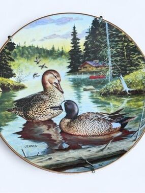 Vintage 1988 Knowles “Blue Winged Teal” Duck Wall Plate